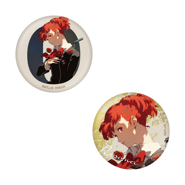 KADOKAWA P30th Anniversary Illustration C Protagonist Can Badge Set (Persona 3 Portable) image 1