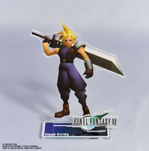 Square Enix Final Fantasy VII Polygon Character Acrylic Stand Cloud Strife