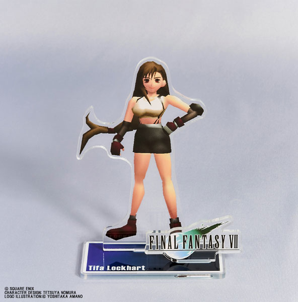 Square Enix Final Fantasy VII Polygon Character Acrylic Stand Tifa Lockhart hình ảnh 1