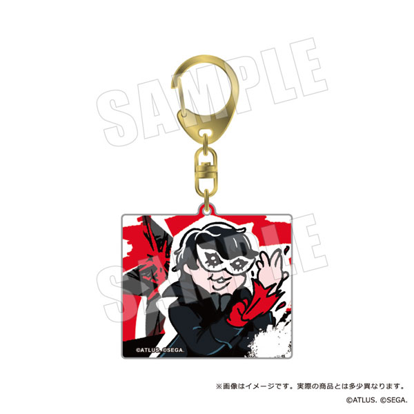 empty Persona 5 Royal x Kawaisouni! Acrylic Keychain 01. Joker gambar 1