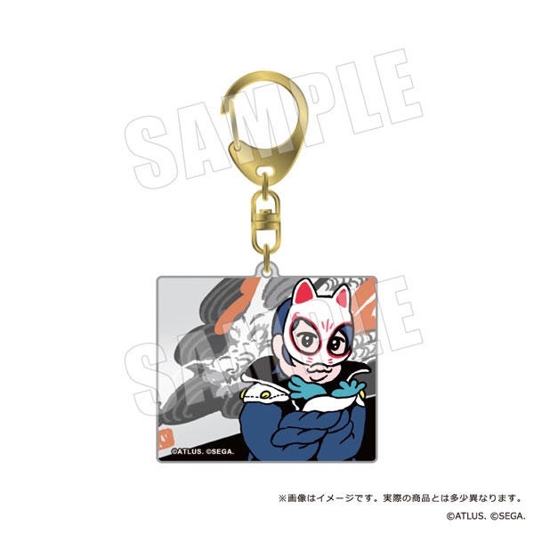 empty Persona 5 Royal x Kawaisouni! Acrylic Keychain 05. Fox gambar 1