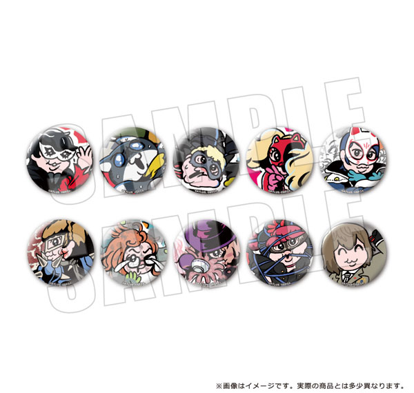 empty Persona 5 Royal x Kawaisouni! Tin Badge 10Pack BOX Bild 1