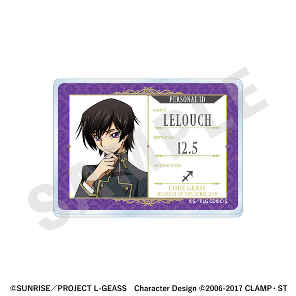 coly "Code Geass: Lelouch of the Rebellion" Name Badge (Lelouch)