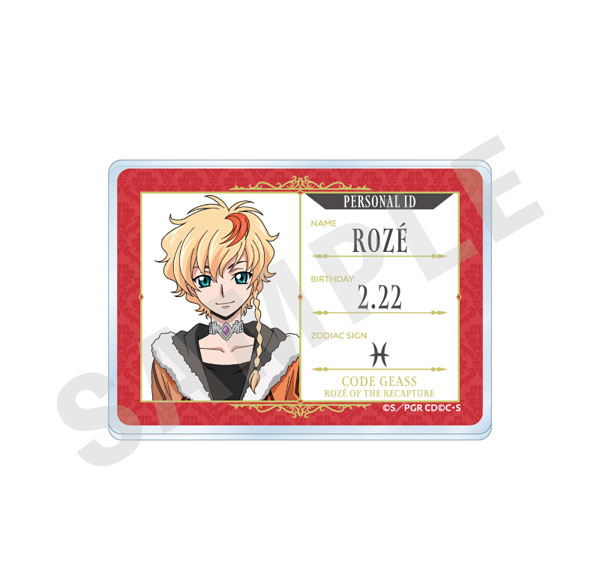 coly "Code Geass: Roze of the Recapture" Name Badge (Roze) รูปภาพ 1
