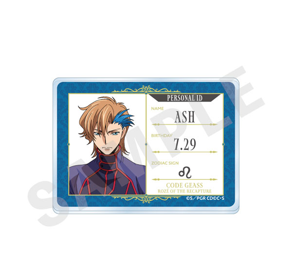 coly "Code Geass: Roze of the Recapture" Name Badge (Ash) รูปภาพ 1