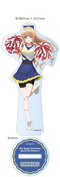 Matsumoto Shouji The Angel Next Door Spoils Me Rotten 2 New Illustration Acrylic Stand Mahiru Shiina (Cheerleader) รูปภาพ 1
