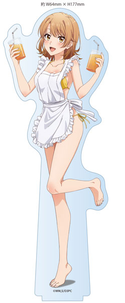 Matsumoto Shouji My Teen Romantic Comedy SNAFU. Completion New Illustration Acrylic Stand Iroha Isshiki (Beach Hut Ver.) Bild 1