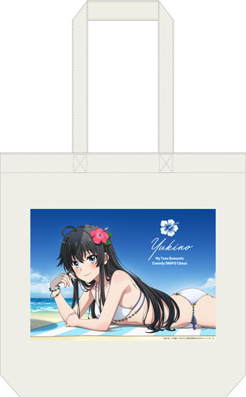 Matsumoto Shouji My Teen Romantic Comedy SNAFU. Completion New Illustration Tote Bag Yukino Yukinoshita (Swimsuit Ver.) รูปภาพ 1