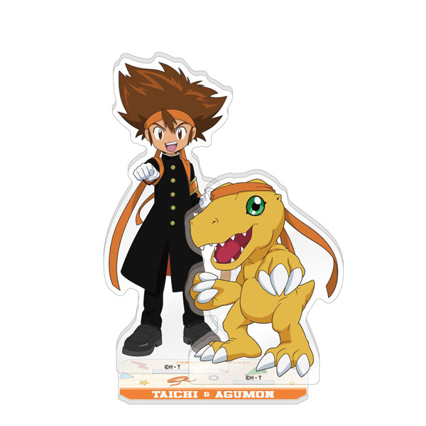 Caravan Digimon Adventure Pair Acrylic Stand Taichi Yagami & Agumon
