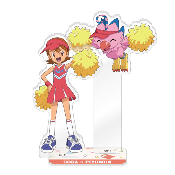 Caravan Digimon Adventure Pair Acrylic Stand Sora Takenouchi & Piyomon
