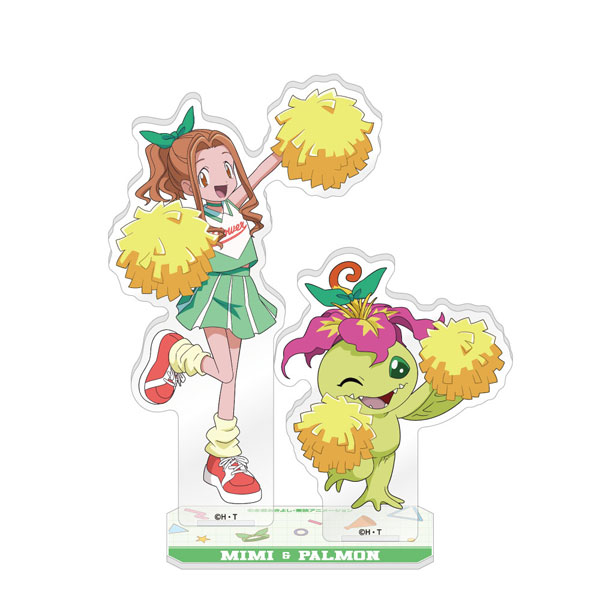 Caravan Digimon Adventure Pair Acrylic Stand Mimi Tachikawa & Palmon image 1