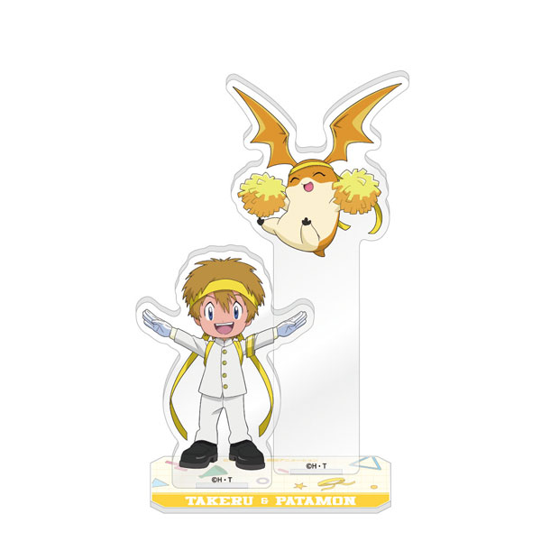 Caravan Digimon Adventure Pair Acrylic Stand Takeru Takaishi & Patamon image 1