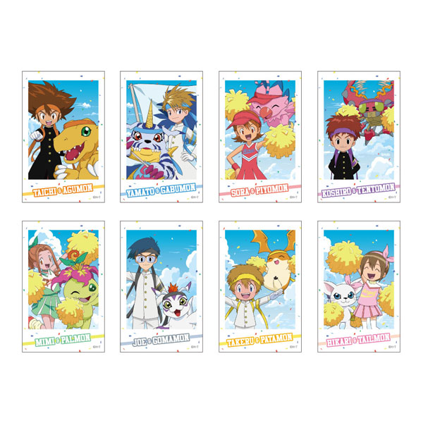 Caravan Digimon Adventure Trading Mini Photo Card 8Pack BOX image 1
