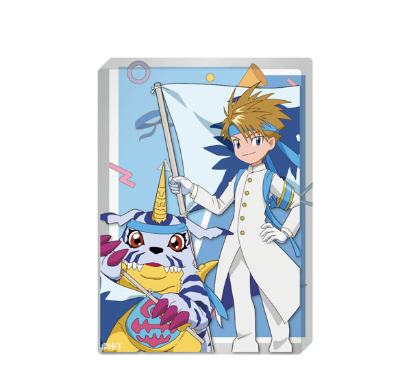 Caravan Digimon Adventure Acrylic Block Yamato Ishida & Gabumon รูปภาพ 1