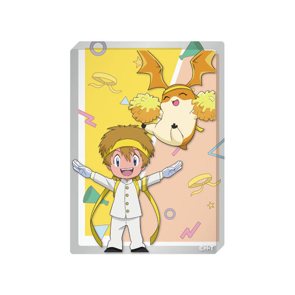 Caravan Digimon Adventure Acrylic Block Takeru Takaishi & Patamon image 1