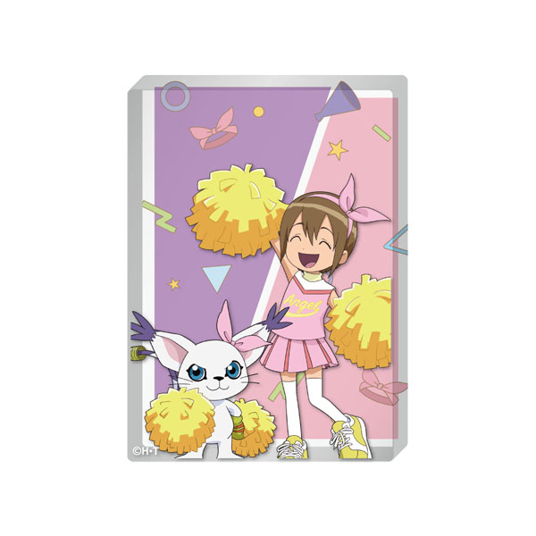 Caravan Digimon Adventure Acrylic Block Hikari Yagami & Tailmon image 1