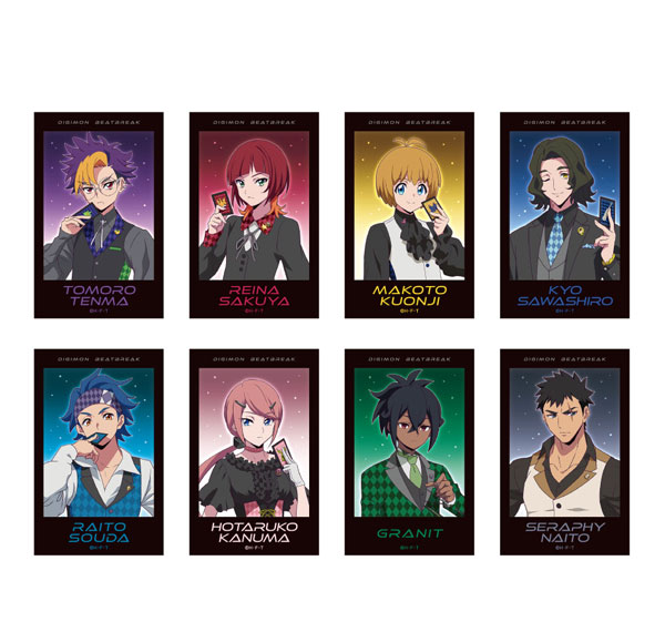 Caravan DIGIMON BEATBREAK Trading Mini Photo Card 8Pack BOX รูปภาพ 1