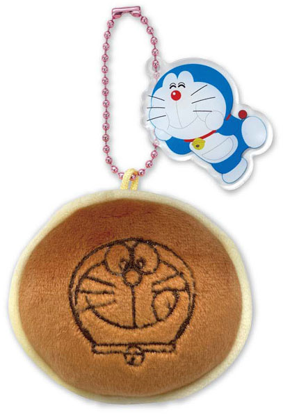 Eyeup Doraemon Squishy Keychain Dorayaki (Tongue Out) gambar 1