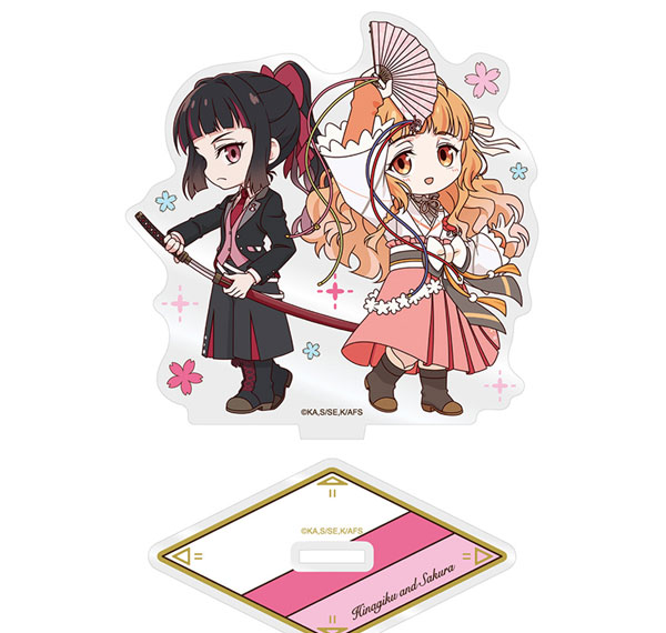Groove Garage Agents of the Four Seasons Dance of Spring Pair Pair Acrylic Stand Hinagiku Kayou & Sakura Himedaka Bild 1