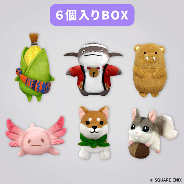 Square Enix Final Fantasy XIV Mini Puppet Plush Collection Vol.3 6Pack BOX