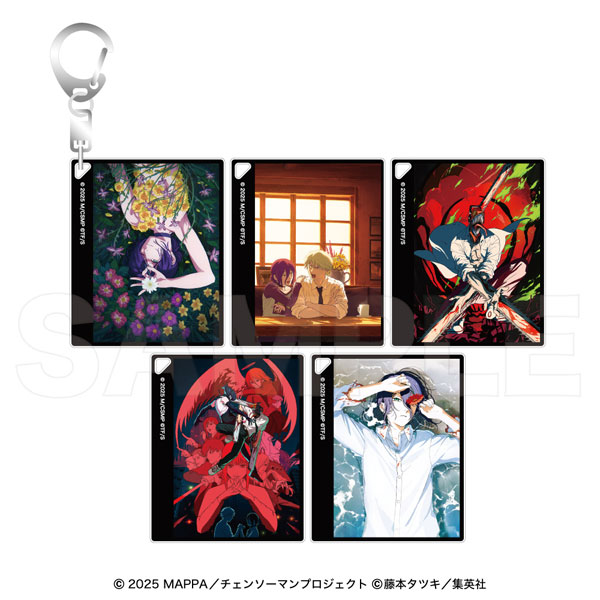 Avengers Chainsaw Man Reze Arc Acrylic Keychain Collection (Movie Poster) 5Pack BOX