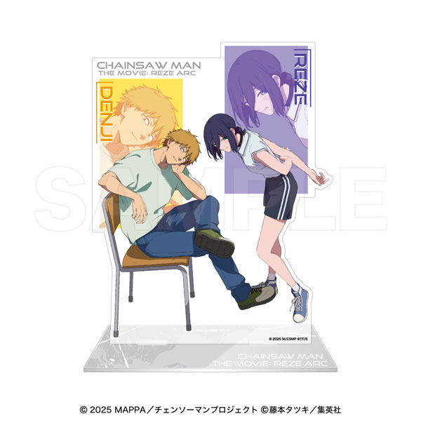 Avengers Chainsaw Man Reze Arc Pair Acrylic Stand Denji & Reze