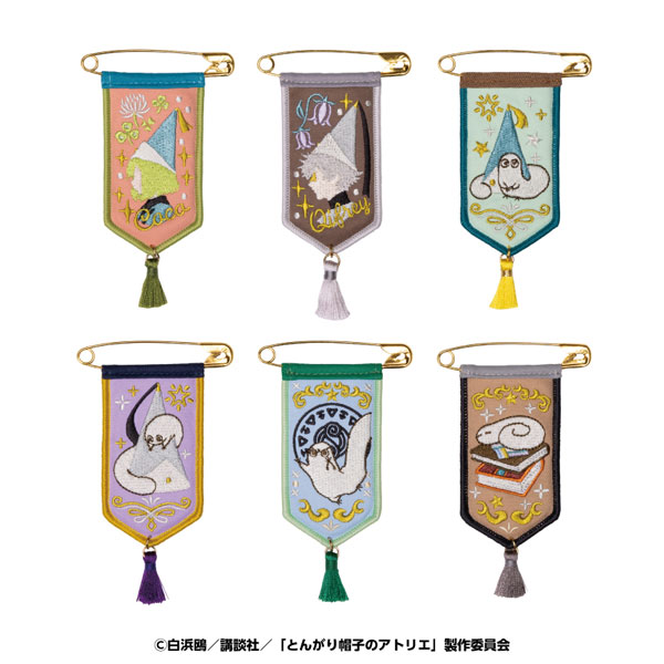 Ensky TV Anime "Witch Hat Atelier" Wall Scroll Badge Collection 6Pack BOX