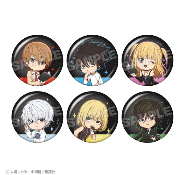 Stella Notes Death Note Trading Tin Badge ChoiNobi ChoiNobi ver. 6Pack BOX