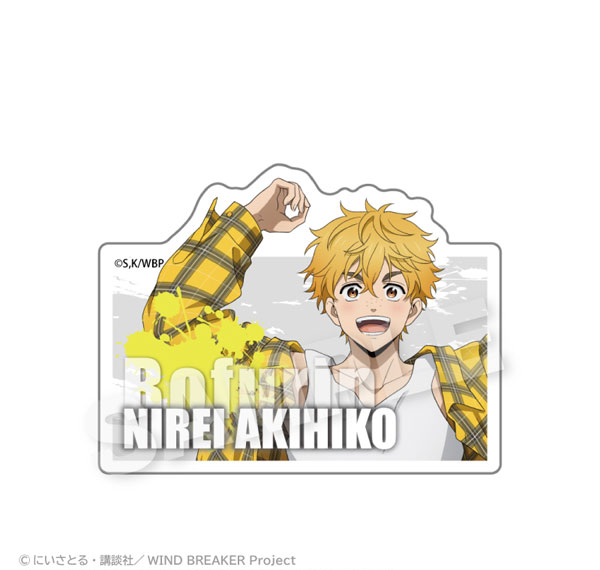 Stella Notes WIND BREAKER Acrylic Name Badge Acrobat ver. Akihiko Nirei