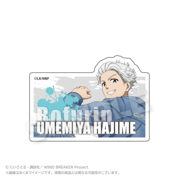Stella Notes WIND BREAKER Acrylic Name Badge Acrobat ver. Hajime Umemiya
