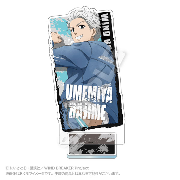 Stella Notes WIND BREAKER Acrylic Stand w/Background Acrobat ver. Hajime Umemiya