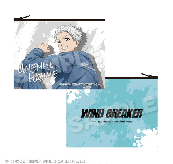 Stella Notes WIND BREAKER Flat Pouch Acrobat ver. Hajime Umemiya รูปภาพ 1