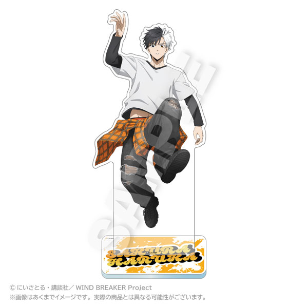 Stella Notes WIND BREAKER BIG Acrylic Stand Acrobat ver. Haruka Sakura gambar 1