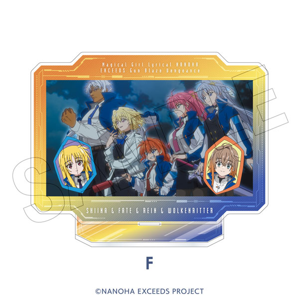 TOKYOGETS Magical Girl Lyrical Nanoha Exceeds Gun Blaze Vengeance Acrylic Stand F