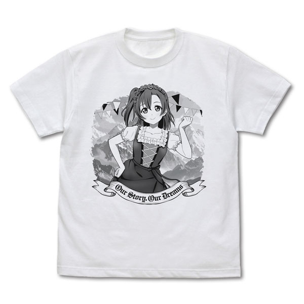 COSPA Love Live! New Illustration Honoka Kosaka T-shirt Dirndl Ver./WHITE-L