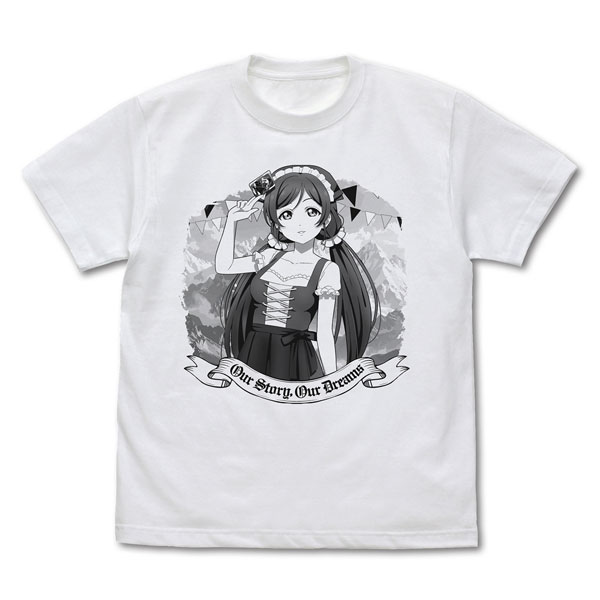 COSPA Love Live! New Illustration Nozomi Tojo T-shirt Dirndl Ver./WHITE-XL