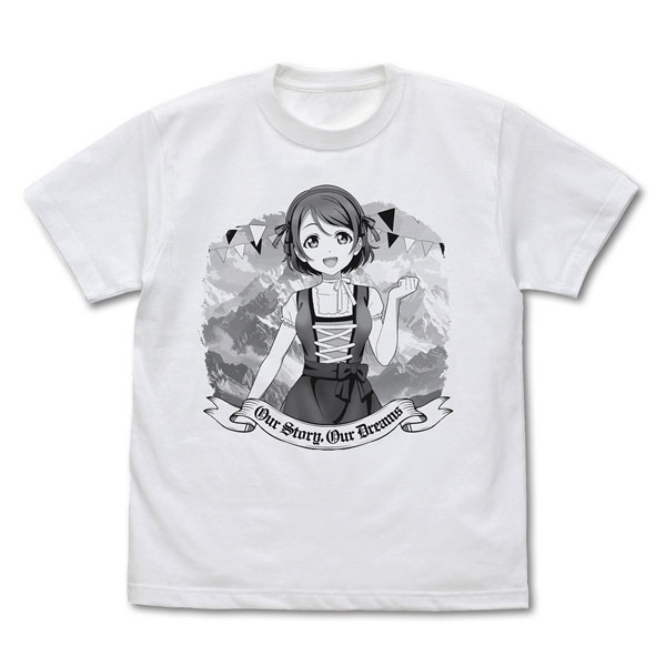 COSPA Love Live! New Illustration Hanayo Koizumi T-shirt Dirndl Ver./WHITE-XL image 1
