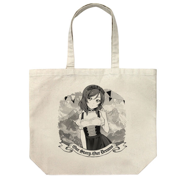 COSPA Love Live! New Illustration Maki Nishikino Large Tote Bag Dirndl Ver./NATURAL