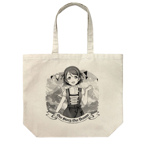 COSPA Love Live! New Illustration Hanayo Koizumi Large Tote Bag Dirndl Ver./NATURAL 画像 1