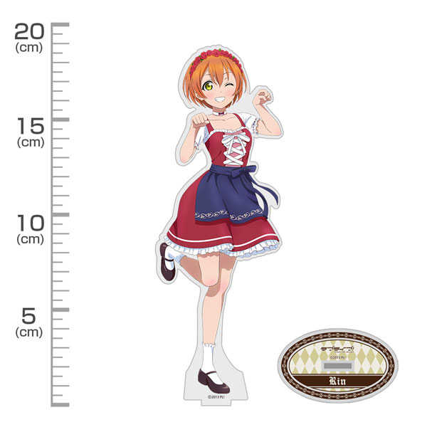 COSPA Love Live! New Illustration Rin Hoshizora Acrylic Stand (Large) Dirndl Ver.