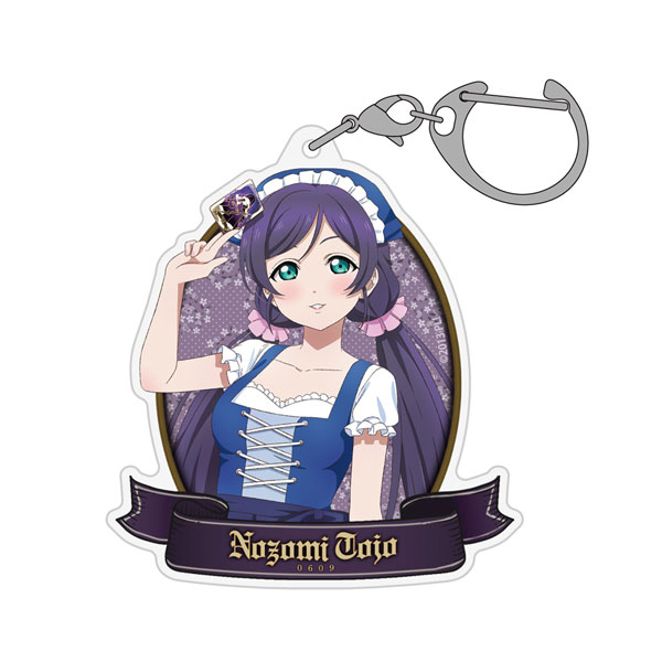 COSPA Love Live! New Illustration Nozomi Tojo Acrylic Multi Keychain Dirndl Ver. 画像 1