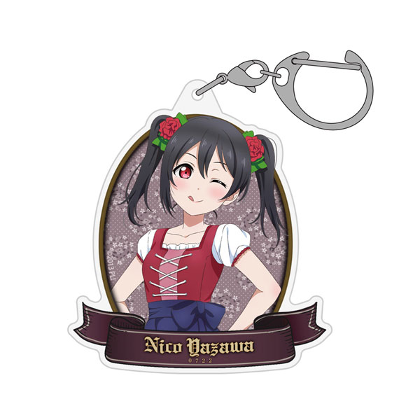 COSPA Love Live! New Illustration Nico Yazawa Acrylic Multi Keychain Dirndl Ver.