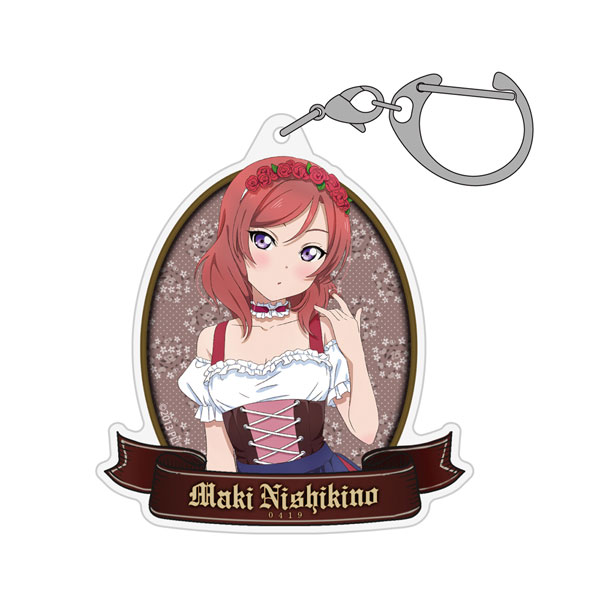 COSPA Love Live! New Illustration Maki Nishikino Acrylic Multi Keychain Dirndl Ver.