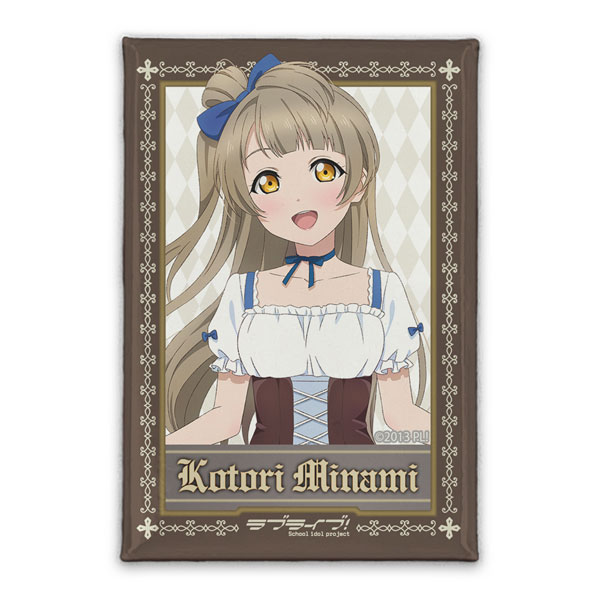 COSPA Love Live! New Illustration Kotori Minami Square Tin Badge Dirndl Ver.