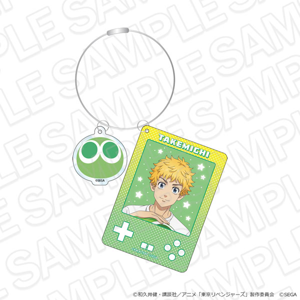 Contents Seed TV Anime "Tokyo Revengers" & Puyo Puyo Wire Keychain Takemichi Hanagaki