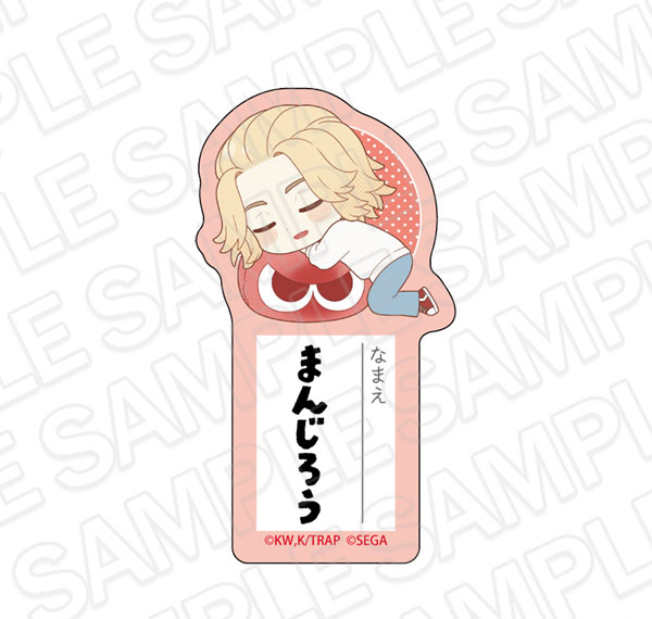 Contents Seed TV Anime "Tokyo Revengers" & Puyo Puyo Acrylic Name Badge Manjiro Sano รูปภาพ 1