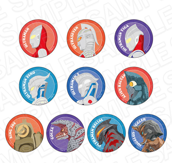 Contents Seed Ultraman Series Tin Badge (Random) with U ART ver. 10 Item Set รูปภาพ 1