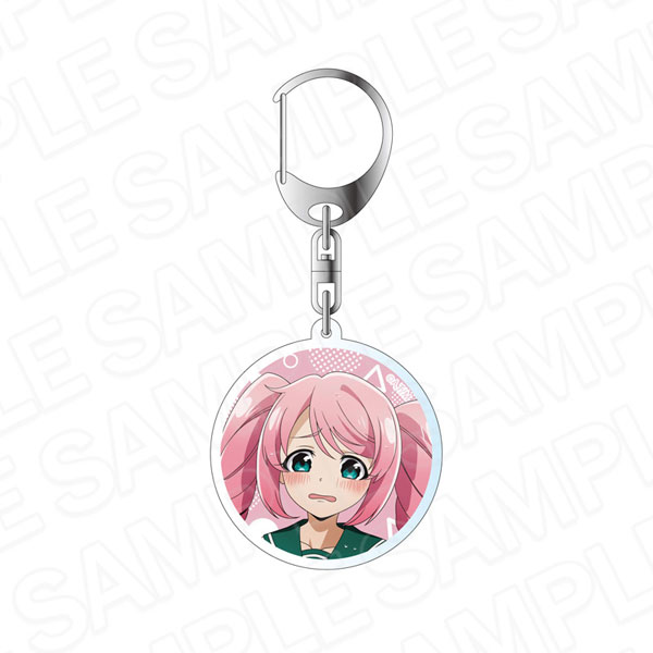 Contents Seed TV Anime "Gushing over Magical Girls" Acrylic Keychain Haruka Hanabishi Puddle ver. image 1