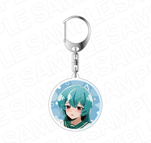 Contents Seed TV Anime "Gushing over Magical Girls" Acrylic Keychain Sayo Minakami Puddle ver. รูปภาพ 1