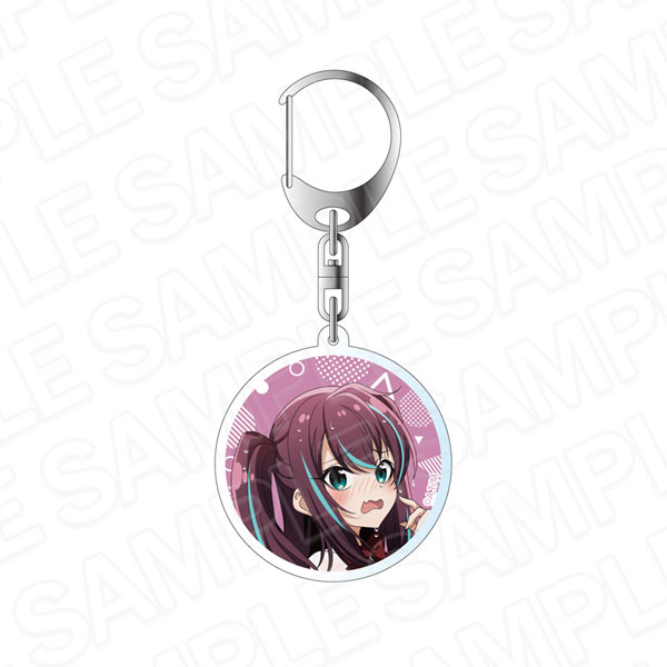 Contents Seed TV Anime "Gushing over Magical Girls" Acrylic Keychain Matama Akoya Puddle ver. Bild 1